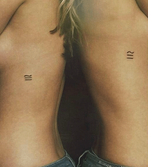 tatouage à faire avec sa meilleure amie