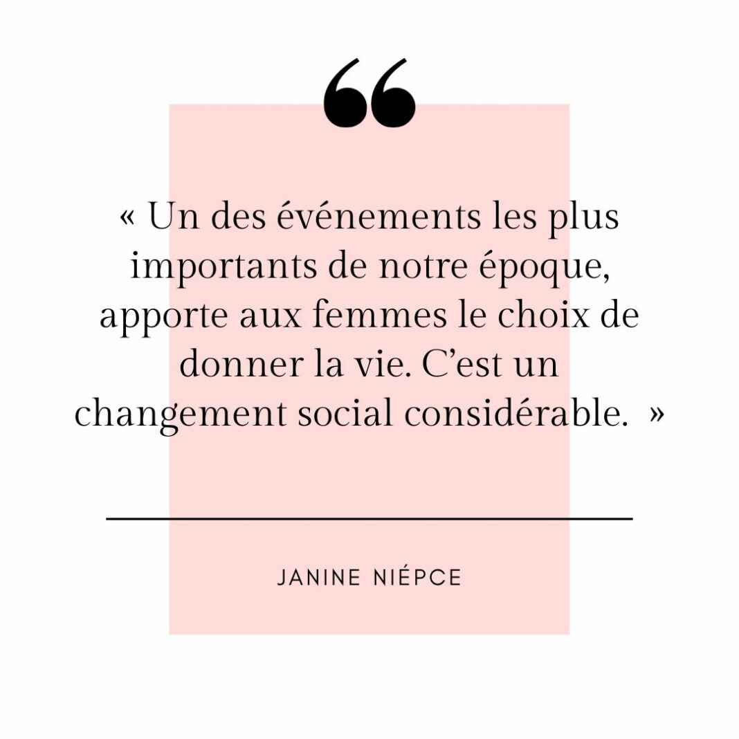 citation Janine Niépce